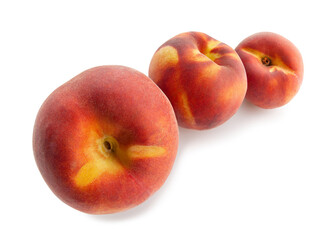 peach path isolated on white