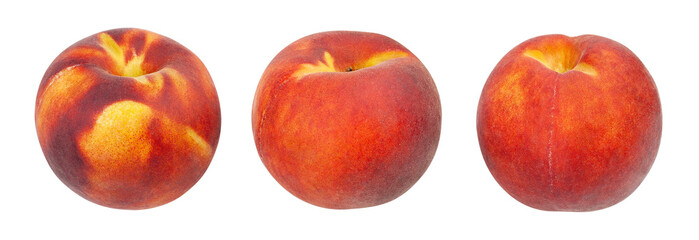 peach path isolated on white