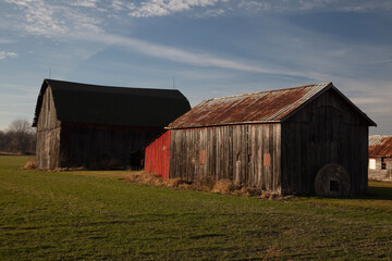 Obraz premium old red barn