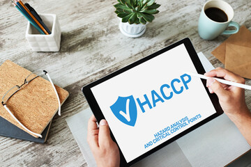 HACCP - Hazard Analysis and Critical Control Point. Standard and certification, quality control...