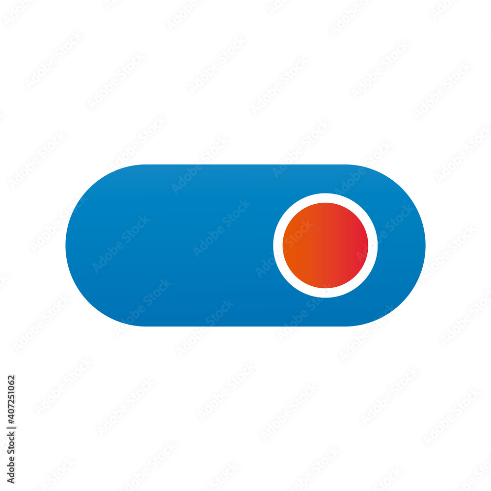 Poster interface button flat style icon