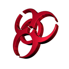 biohazard icon 3D