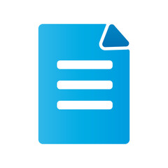 paper document silhouette style icon