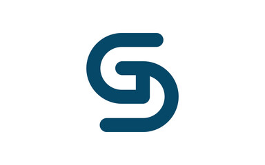 Illustration vector graphic of letter SG icon logo template design