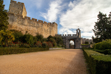 Fototapeta premium The historic Convent of Christ in the city of Tomar in Portugal