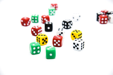 bunte Spielwürfel