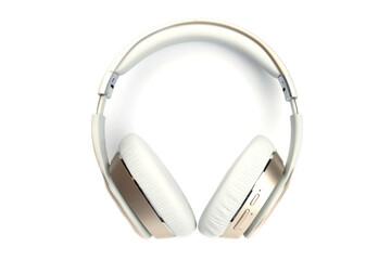 Full-size wireless overhead headphones on white background