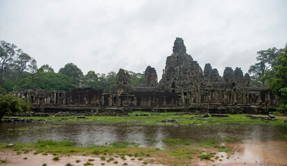 Fototapeta na wymiar Ta Keo is the temple in the world, it rains in the rainy season. Late 10th century. (Cambodia, 2019)