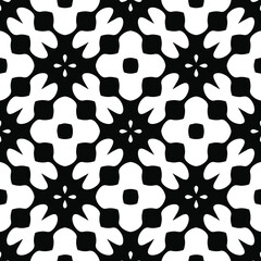 Black and white texture. seamless geometric pattern. 