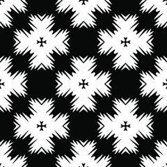 Black and white texture. seamless geometric pattern. 