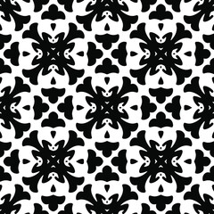 Black and white texture. seamless geometric pattern. 