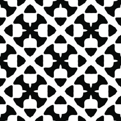 Black and white texture. seamless geometric pattern. 