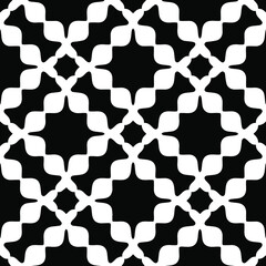 Black and white texture. seamless geometric pattern. 