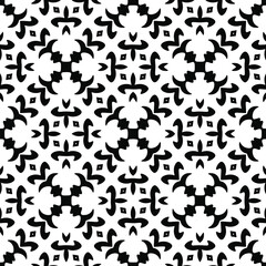 Black and white texture. seamless geometric pattern. 
