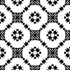 Black and white texture. seamless geometric pattern. 