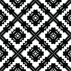 Black and white texture. seamless geometric pattern. 
