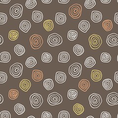 Fashion design - sketchy circles texture