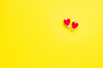 heart shape love valentines day background romance mothers day care or 8 march love pleasant top view copy space for text