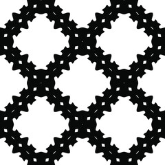 Black and white texture. seamless geometric pattern. 