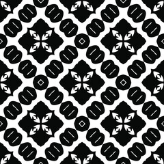 Black and white texture. seamless geometric pattern. 