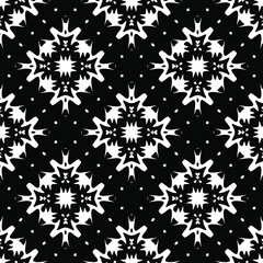 Black and white texture. seamless geometric pattern. 