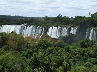 The Iguazu Falls view from the Argentine side