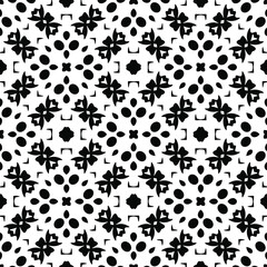 Black and white texture. seamless geometric pattern. 