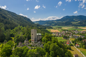 Fototapeta na wymiar Beautiful aerial views of Slovenia