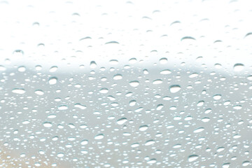 Rain on Car Window