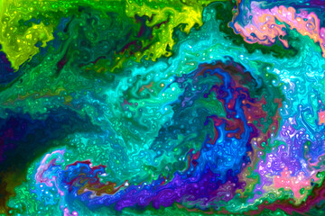 abstract colorful background with water