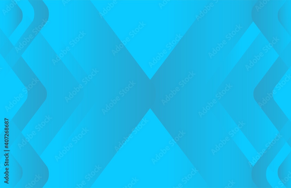 Poster design abstract background blue arrow forward shape vector