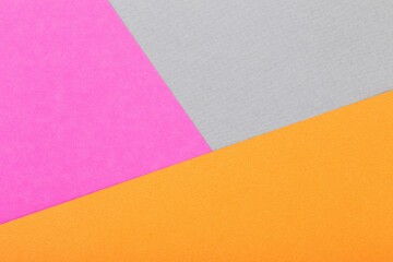 background from colored sheets of cardboard top view