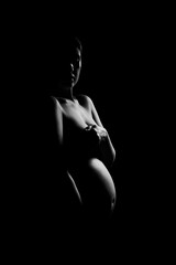 pregnant in dark