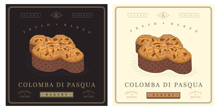 Colomba di Pasqua Italian traditional Easter bread