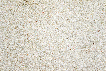Apply sand rubbing plaster to masonry on concrete. Scratched and cracked dirty weathered sand textured plaster surface texture.