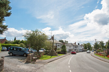 Eardisley village, Herefordshire, England.
