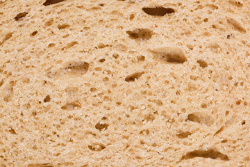 Fresh bread texture. Studio macro photography.