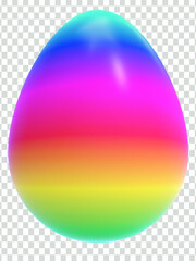 rainbow easter egg