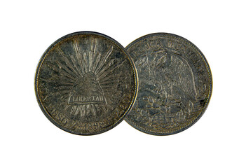 1 Peso 1898 Zs FZ
Anverso y Reverso de esta moneda de Zacatecas, México.
República Mexicana