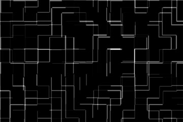 Silver maze abstract background