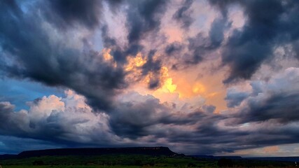 storm clouds timelapse
