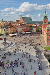 Warsaw, Poland - view of the city.	