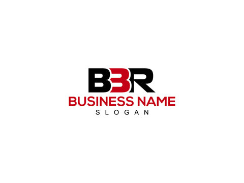 Colorful BBR Letter Logo Image