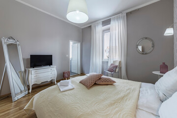 Modern bedroom apartment