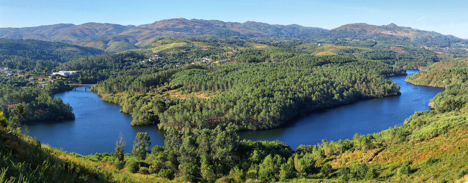 Limia River Near Soajo, Peneda Geres National Park, Portugal