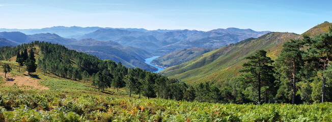 Limia River near Soajo, Peneda Geres national park, Portugal