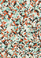 Abstract Geometric Pattern generative computational art illustration