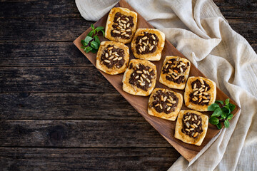 Kaytaz burek with dough and minced meat