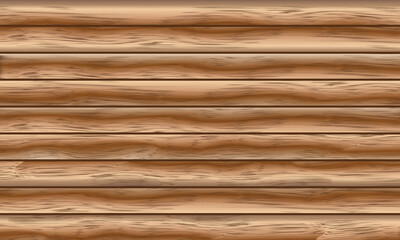 Fototapeta premium Horizontal light and brown wood floor design background illustration