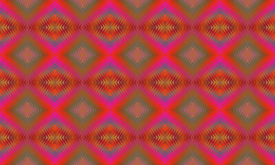 Seamless vector pattern. Background for decor or ethnic Mexican fabric pattern with colorful stripes. Can be used for ceramic tiles, wallpapers, linoleum, textiles.